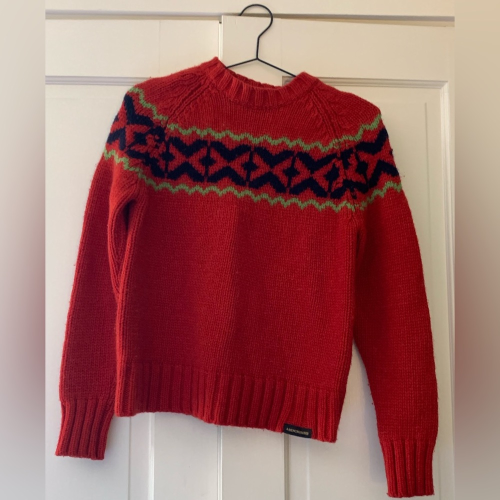 Red sweater